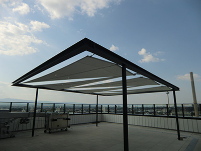 Sonnensegel Deka Frankfurt 2013